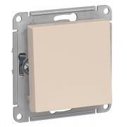 Кнопка 10А механизм SE AtlasDesign, бежевый