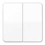 Клавиша 2-ая для двухклавишного выключателя/кнопки Jung CD Белый