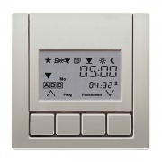 Клавиша управления жалюзи "Комфорт" с таймером Jung LS Нержавеющая сталь