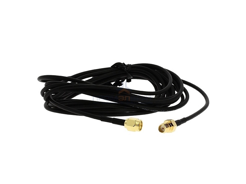 My Home Антенный кабель с коаксиальным разъемом для охранной системы. Длина 3,5 м.