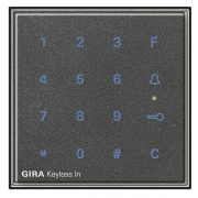 Цифровой кодовый замок Gira TX_44 антрацит