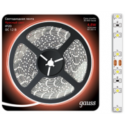 Лента LED 3528/60-SMD 4.8W  12V DC красный (блистер 5м)