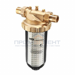 Фильтр тонкой очистки без промывки Oventrop Aquanova Magnum - 3/4" (НР, PN16, 30°C, прозрачн.колба)