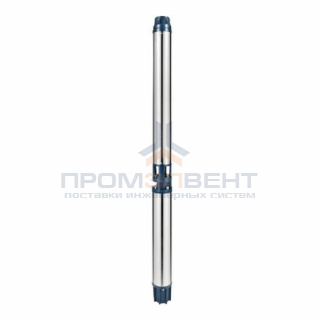 Насос скважинный Belamos 6TR155/67 - 18,5 кВт (3x380 В, Qmax 1166 л/мин, Hmax 156 м, кабель 1 м)