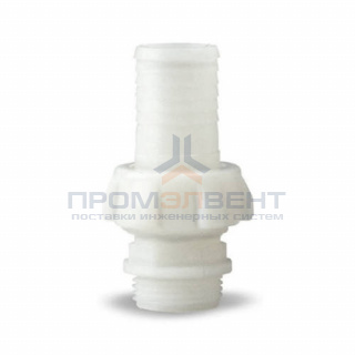 Штуцер соединительный прямой Pedrollo RP 0.75 - 3/4", D 25 мм (полиамид)