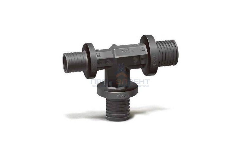 Тройник переходной Varmega Slide-fit - 20 x 16 x 16 (для труб из сшитого полиэтилена)