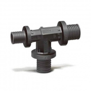 Тройник переходной Varmega Slide-fit - 32 x 16 x 32 (для труб из сшитого полиэтилена)