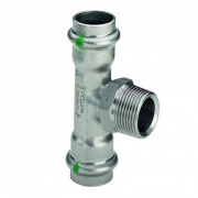 Тройник переходной Viega Sanpress Inox 2317.1 - 54 x 3/4" x 54 (нержавеющая сталь)