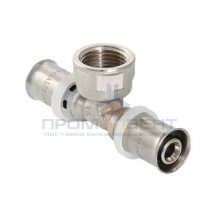 Тройник с переходом на внутреннюю резьбу VALTEC VTm.232 - 40 x 1" (прессовой, для металлопл.труб)