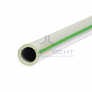 Труба полипропиленовая FV-Plast UNI - 40×3,7 (PP-RCT, PN10, Tmax 70°C, штанга 4м, цвет серый)