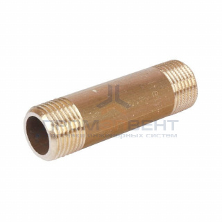 Удлинитель резьбовой STOUT - 2" длина 80 мм (НР/НР, латунь без покрытия)
