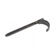 Дюбель крюковой одинарный STOUT - длина 80 мм. (для напольной фиксации труб D25 мм)