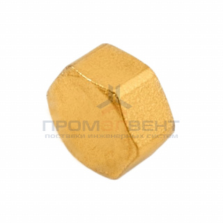 Заглушка латунная с внутренней резьбой STOUT - 3/4"