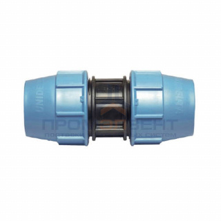 Муфта UNIDELTA 1001 - 63 (винтовая, для труб ПНД)