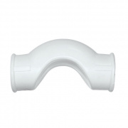 Обвод короткий KALDE - 25 (для полипропиленовых труб под пайку, цвет белый)