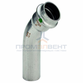 Отвод 45° Viega Sanpress Inox 2326.1 - 28 (нержавеющая сталь)