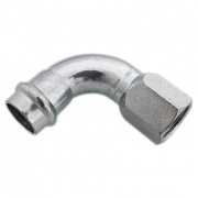 Отвод 90° Conex Banninger PC 4002G - 15 x 1/2" (оцинкованная сталь)