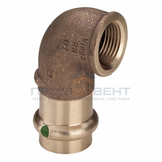 Отвод 90° Viega G3 Sanpress 2214.2 - 15 x 3/8"