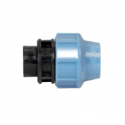 Переход на внутреннюю резьбу UNIDELTA 1004 - 40 x 1"1/2 (винтовой, для труб ПНД, резьба пластиковая)