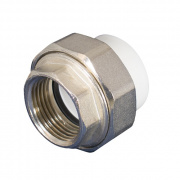 Переход на внутреннюю резьбу разъемный KALDE - 50 x 1"1/2 (для полипропиленовых труб, цвет белый)