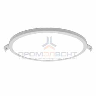 06-22 Светодиодная панель встраиваемая круглая 220В, 18Вт, CRI:80Ra, 1440Лм, Ф 170/155 мм,  алюминиевый корпус, изолированный драйвер, 4500К