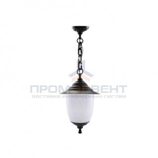 Эл-11-70 ПРАГА ЧЕР Светильник-фонарь подвесной, черный, матовый рас-ль,Е27,60Вт,IP44