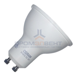 Лампа светодиодная Osram LED PAR16 50 4,8W/850 35° 350lm 220V GU10