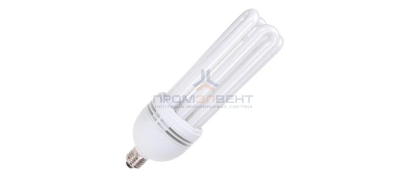 Лампа энергосберегающая ESL 4U14 65W 6400K E27 3300lm d72x235mm холодная