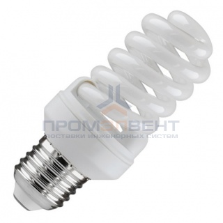 Лампа энергосберегающая ESL QL7 20W 6400K E27 спираль d46x103 холодная