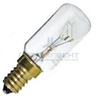 Лампа Sylvania Tubular Argon 40W d25х90 E14 для бытовой техники, кухонной вытяжки прозрачная