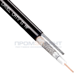 Кабель коаксиальный магистральныCavel CATV 11 AP уличный с тросом CU 75 Ом [бухты 250м,500м]