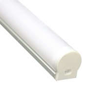 Профиль для светодиодной ленты LED CAB282 накладной круглый 18х20мм (10,2мм) алюминиевый 2 метра