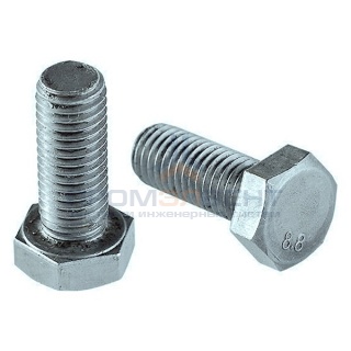 Болт М8х50 с шестигранной головкой оцинкованный DIN933