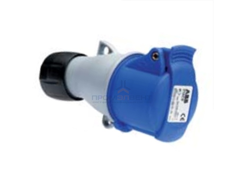 Розетка кабельная ABB 216-C6 IP44 16A 2P+E