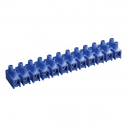 Зажим винтовой ЗВИ-20 н/г 4-10мм2 12пар ИЭК синие (не поддерживающий горения)