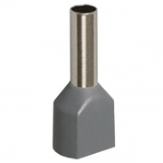 Наконечник штырьевой втулочный изолированный НШвИ(2) 4,0-12 (уп.100шт) КВТ