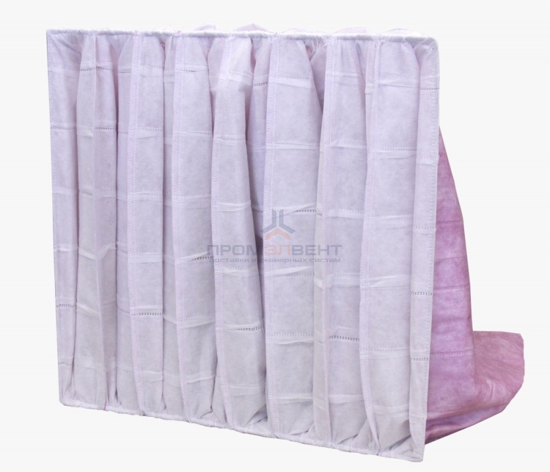 Фильтр воздушный карманный ФВК (ФяК) класс очистки G4-F9 материал мельтблоун (ФВК-4)