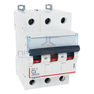 Автоматический выключатель Legrand DX3-E C3 3П 6000/6kA (автомат)