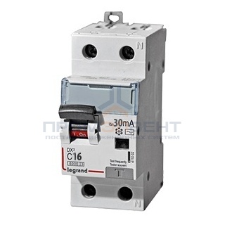 Дифавтомат Legrand DX3 АВДТ 1П+Н C16А 30MA тип AC
