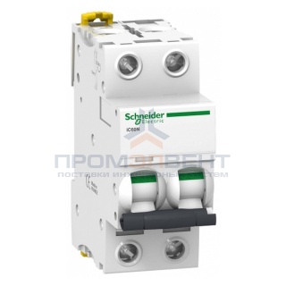 Автоматический выключатель Schneider Electric Acti 9 iC60N 2П 6A 6кА B (автомат)