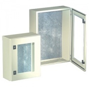 Навесной шкаф CE, с прозрачной дверью, 600 x 400 x 250мм, IP55