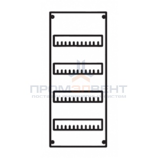 Панель для модульных уст-в 1ряд/4рейки