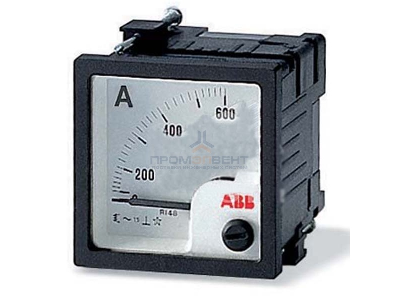 Амперметр ABB AMT1-A1-15/48 переменного тока 15А 48х48мм, прямого измерения